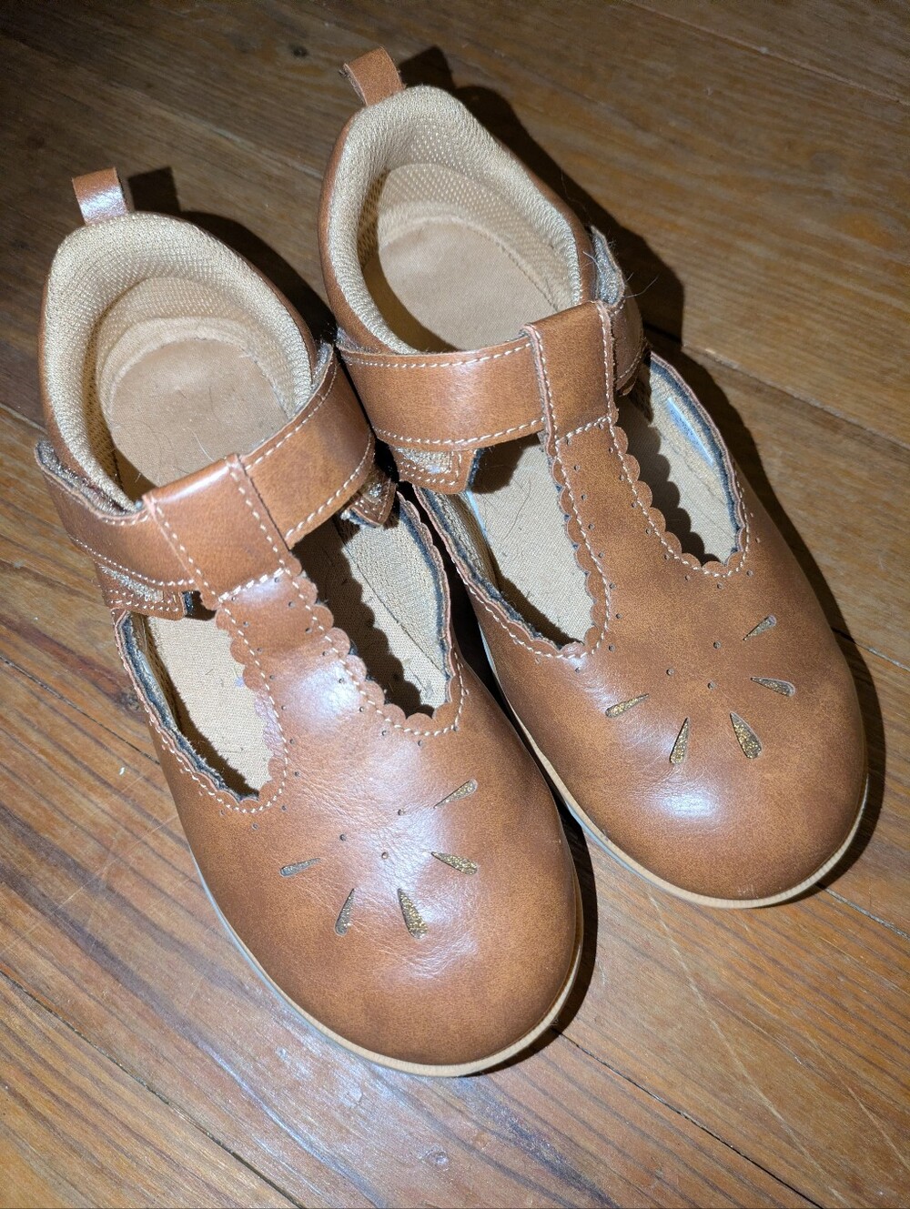 Stride Rite Girls' Brown Mary Jane Shoes